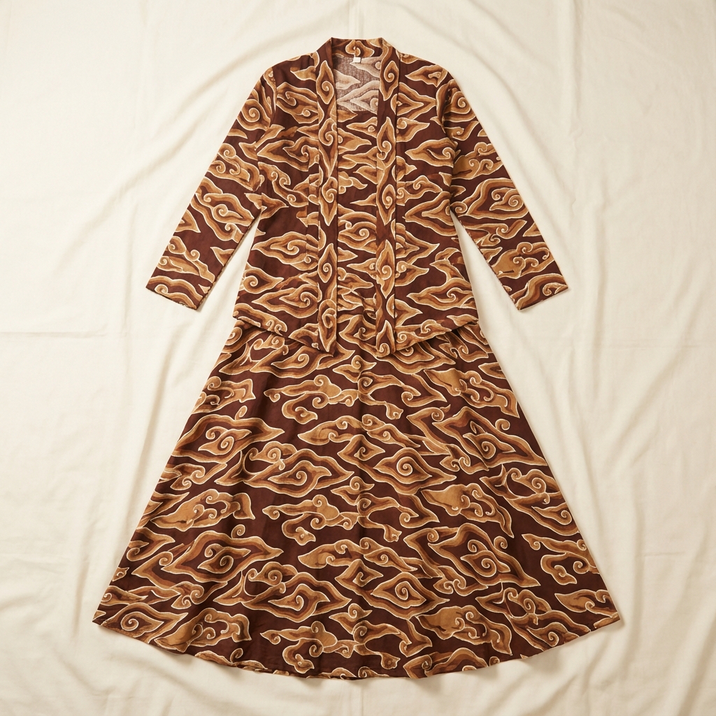 Dress Batik Mega Mendung